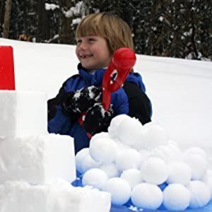 WHAM-O Snowball Thrower /Flexible flyer Red Plastic Snowball Maker 2 Scoops